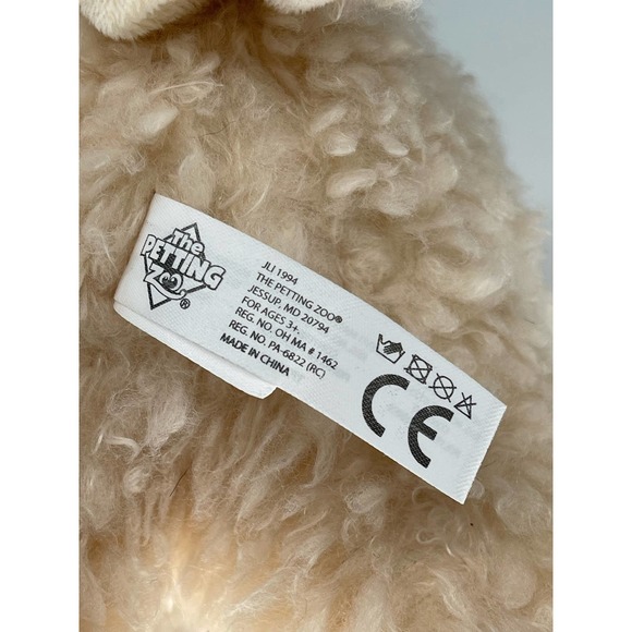 The Petting Zoo Alpaca Stuffed Animal Wild Onez Zoo Animals, Alpaca Plush Toy - Picture 8 of 11